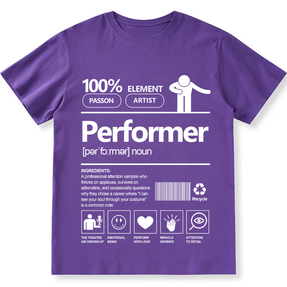 Performer Unisex Fit Cotton T-Shirt wearishow