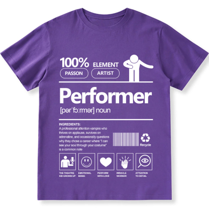 Performer Unisex Fit Cotton T-Shirt wearishow