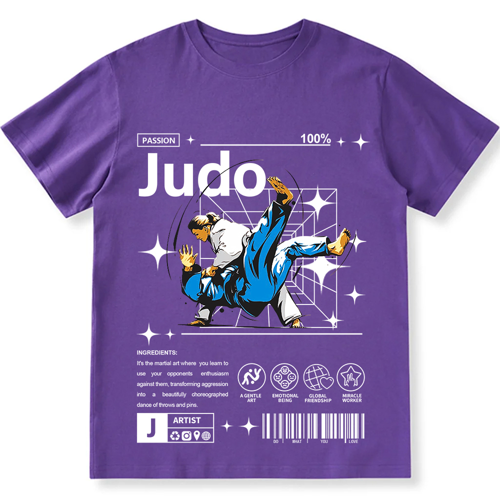 Judo Unisex Fit Cotton T-Shirt wearishow