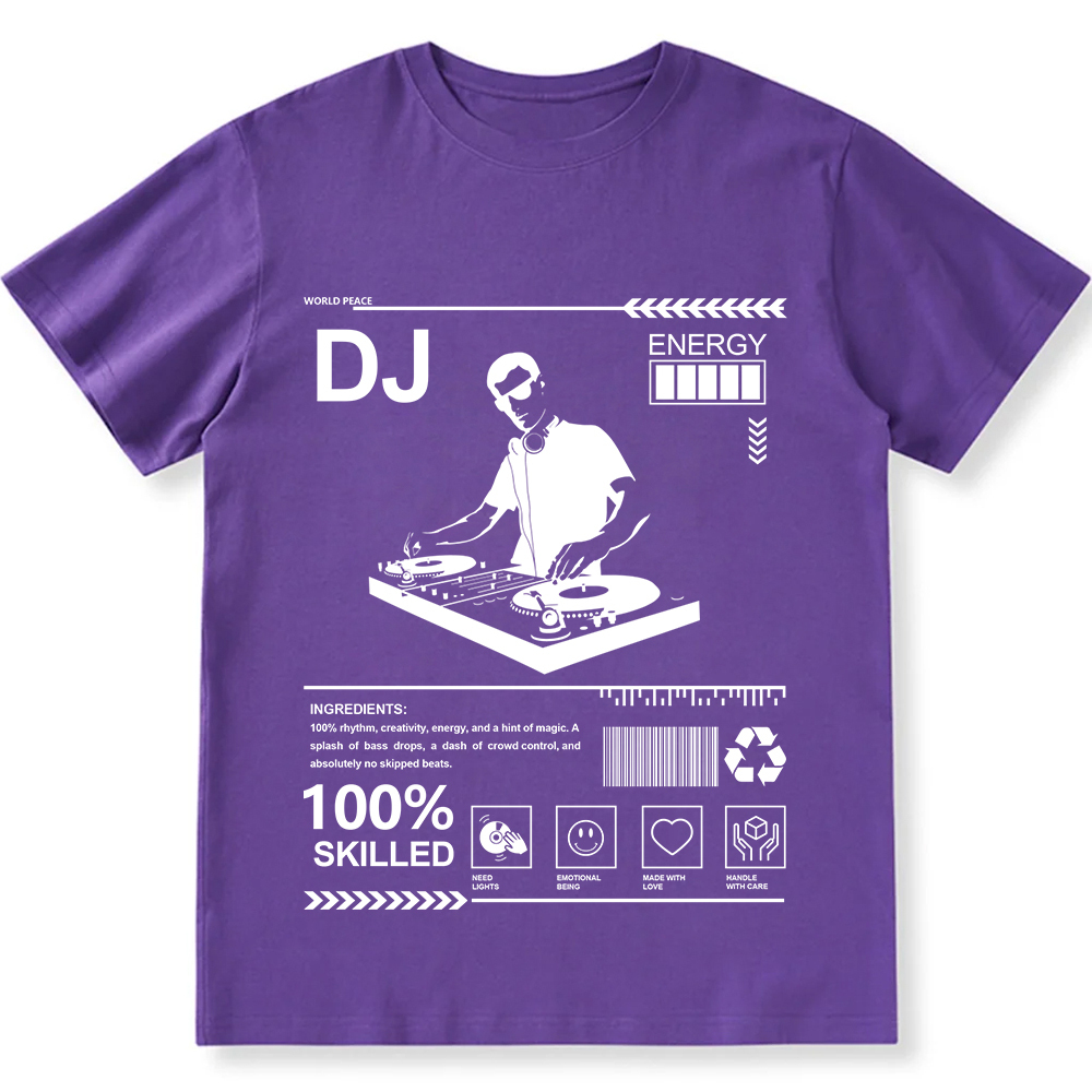 DJ Unisex Fit Cotton T-Shirt wearishow