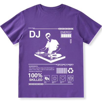 DJ Unisex Fit Cotton T-Shirt wearishow