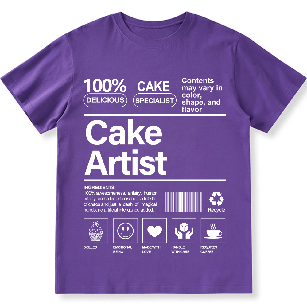 Cake Artist  Unisex Fit Cotton T-Shirt wearishow