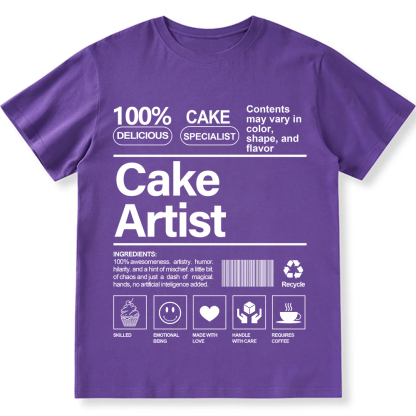 Cake Artist  Unisex Fit Cotton T-Shirt wearishow
