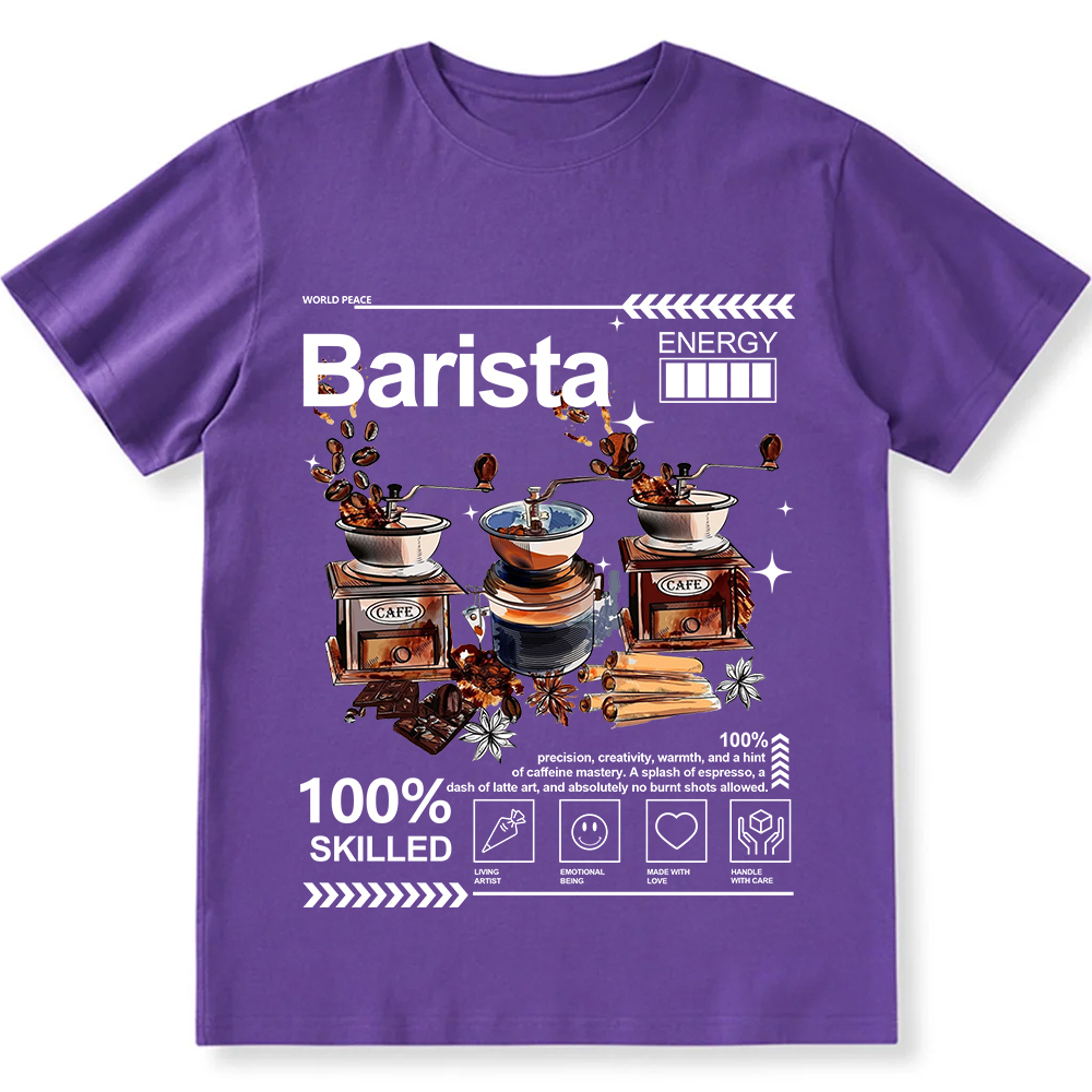 Barista  Unisex Fit Cotton T-Shirt wearishow