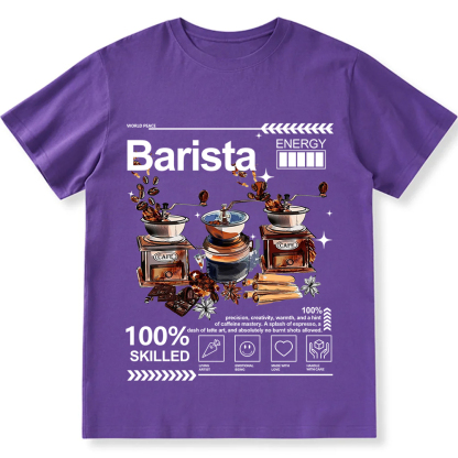 Barista  Unisex Fit Cotton T-Shirt wearishow