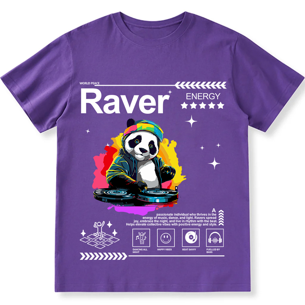 Raver Unisex Fit Cotton T-Shirt wearishow