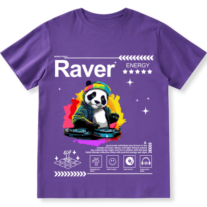 Raver Unisex Fit Cotton T-Shirt wearishow
