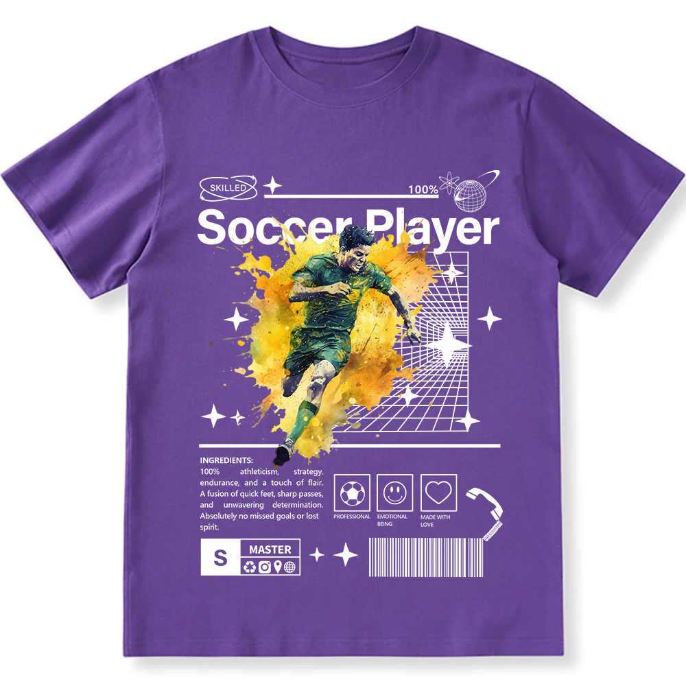 Soccer Player Unisex Fit Cotton T-Shirt wearishow