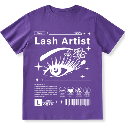 Lash Artist Unisex Fit Cotton T-Shirt wearishow