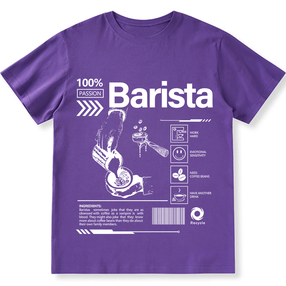 Barista  Unisex Fit Cotton T-Shirt wearishow