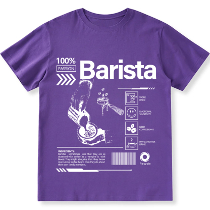 Barista  Unisex Fit Cotton T-Shirt wearishow