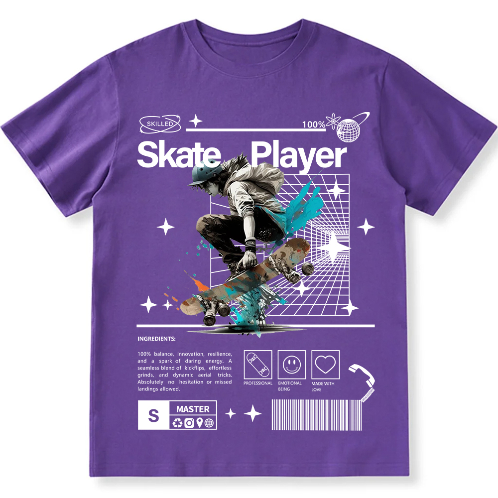 Skate Player Unisex Fit Cotton T-Shirt wearishow