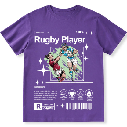 Rugby Player Unisex Fit Cotton T-Shirt wearishow