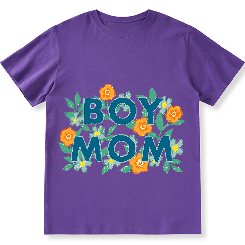 Boy Mom Unisex Fit Cotton T-Shirt wearishow
