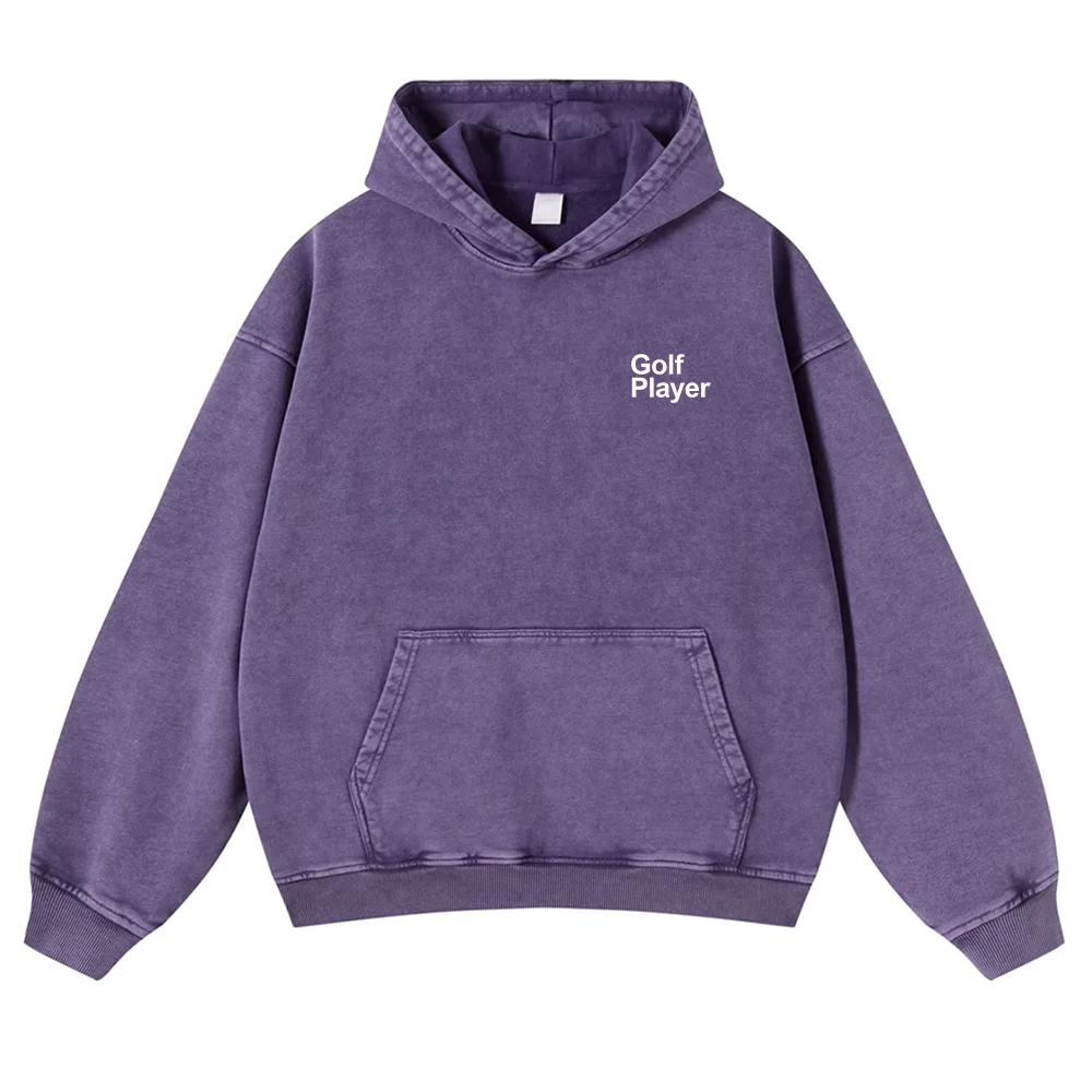 Golf Player Washed Hoodie wearishow