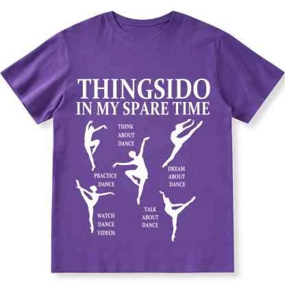 Thingsido In My Spare Time Unisex Fit Cotton T-Shirt wearishow
