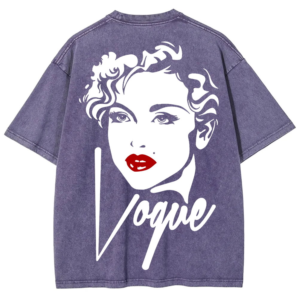  Vintage Washed Madonna Vogue Cover  T-Shirt