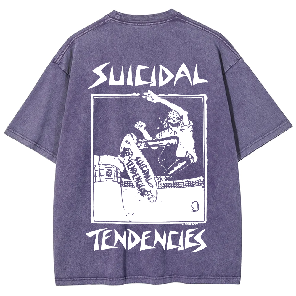 Suicidal Tendencies Band Vintage Washed  T-Shirt