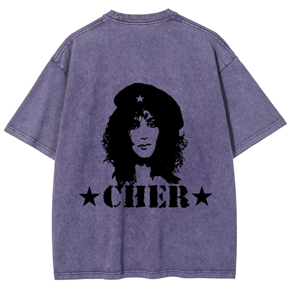 Cher Singer Vintage Washed T-Shirt