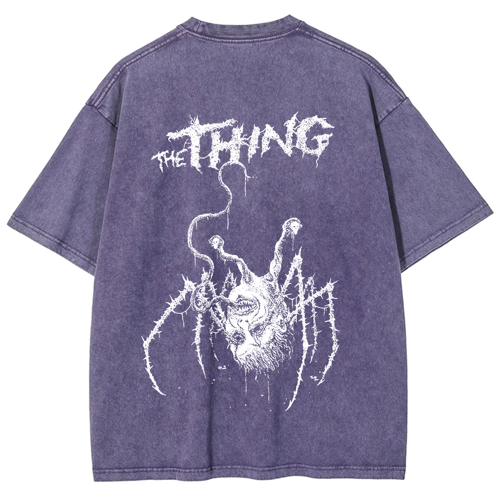 Unisex Horror The thing Print T-Shirt
