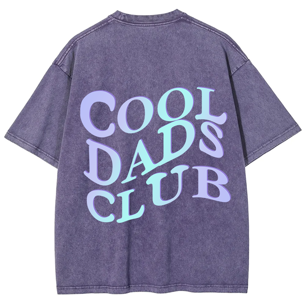 Cool Dads Club Snowflake Vintage Cotton T-Shirt