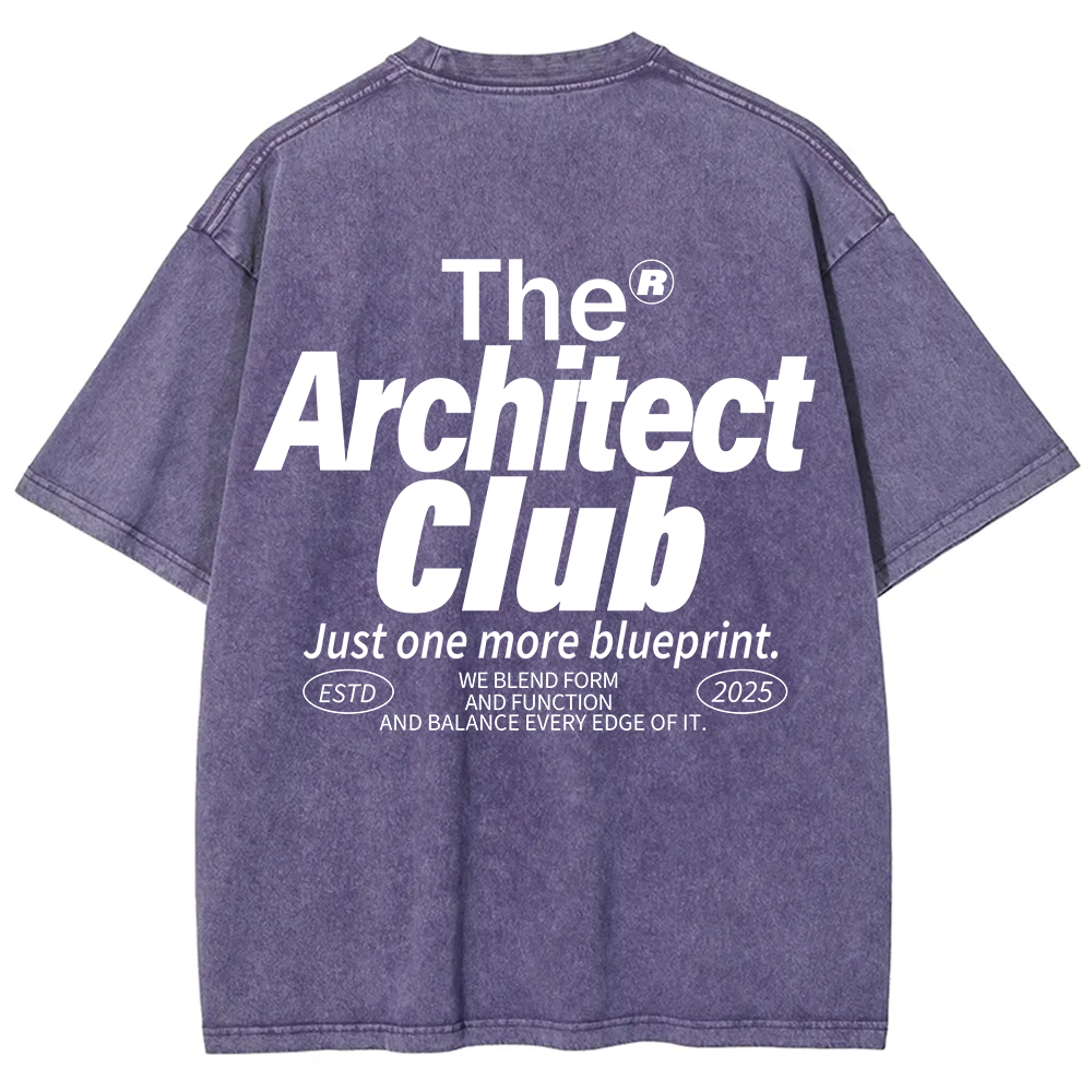 The Architect Club Unisex Fit Washed T-Shirt