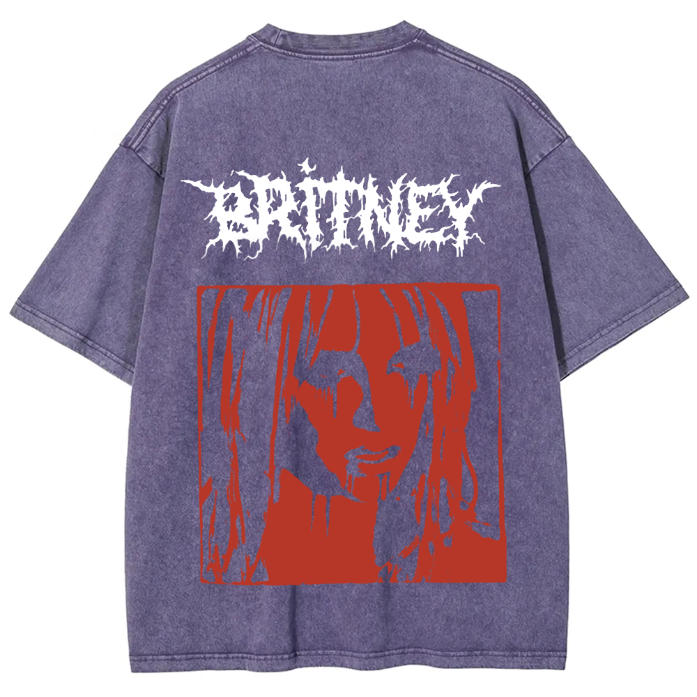 Britney Singer Washed t-Shirt