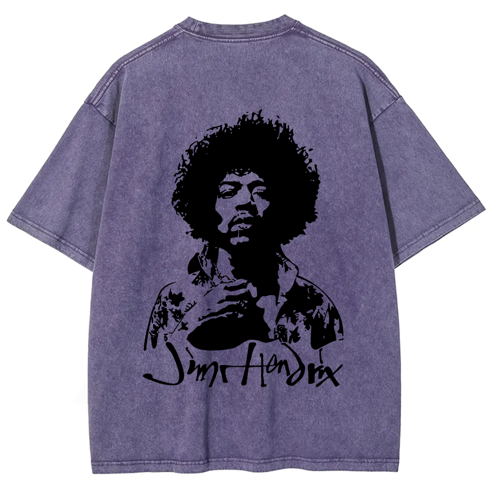 The Jimi Hendrix Experience Band Casual Printed t-Shirt