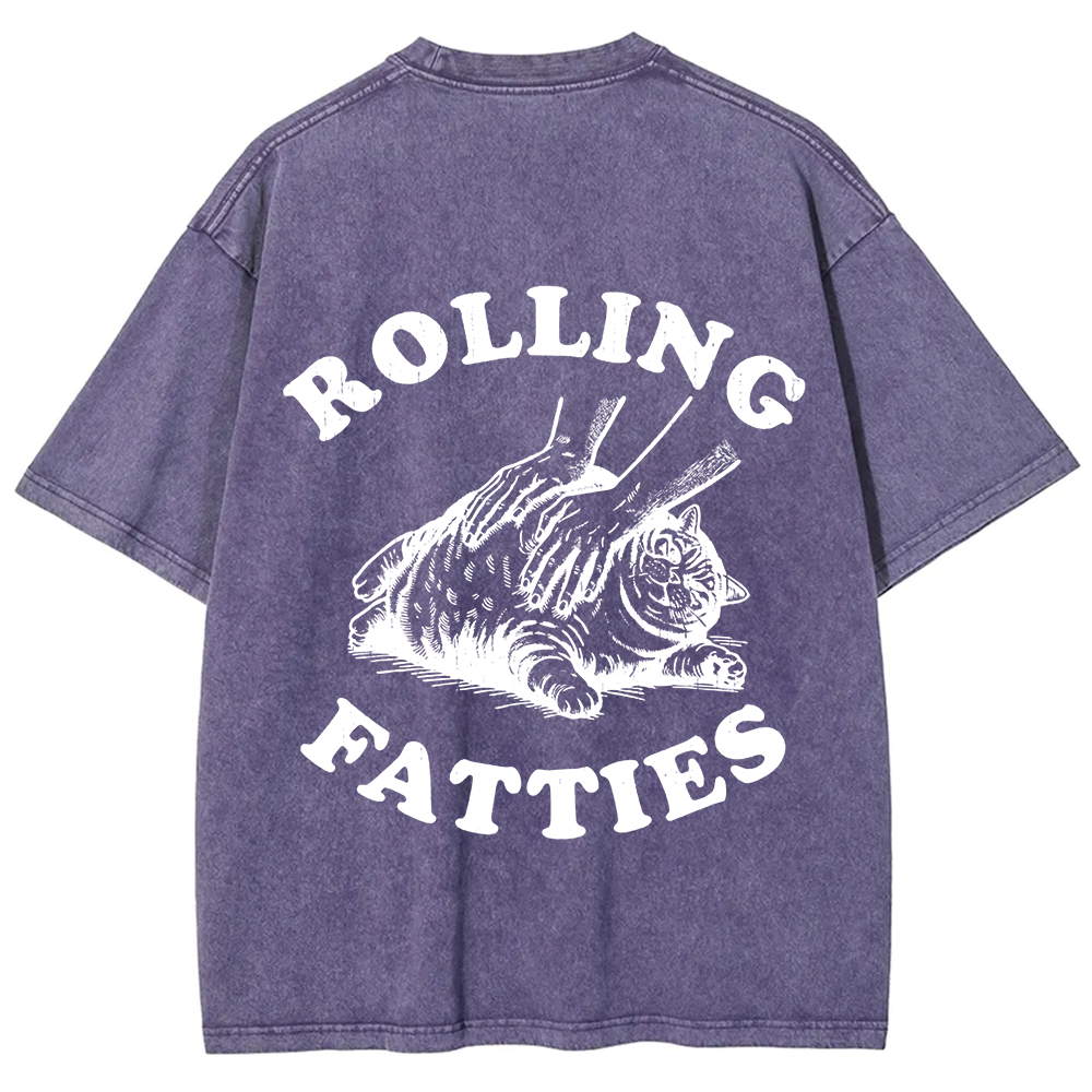 Unisex Rolling Fatties Print Classic t-Shirt