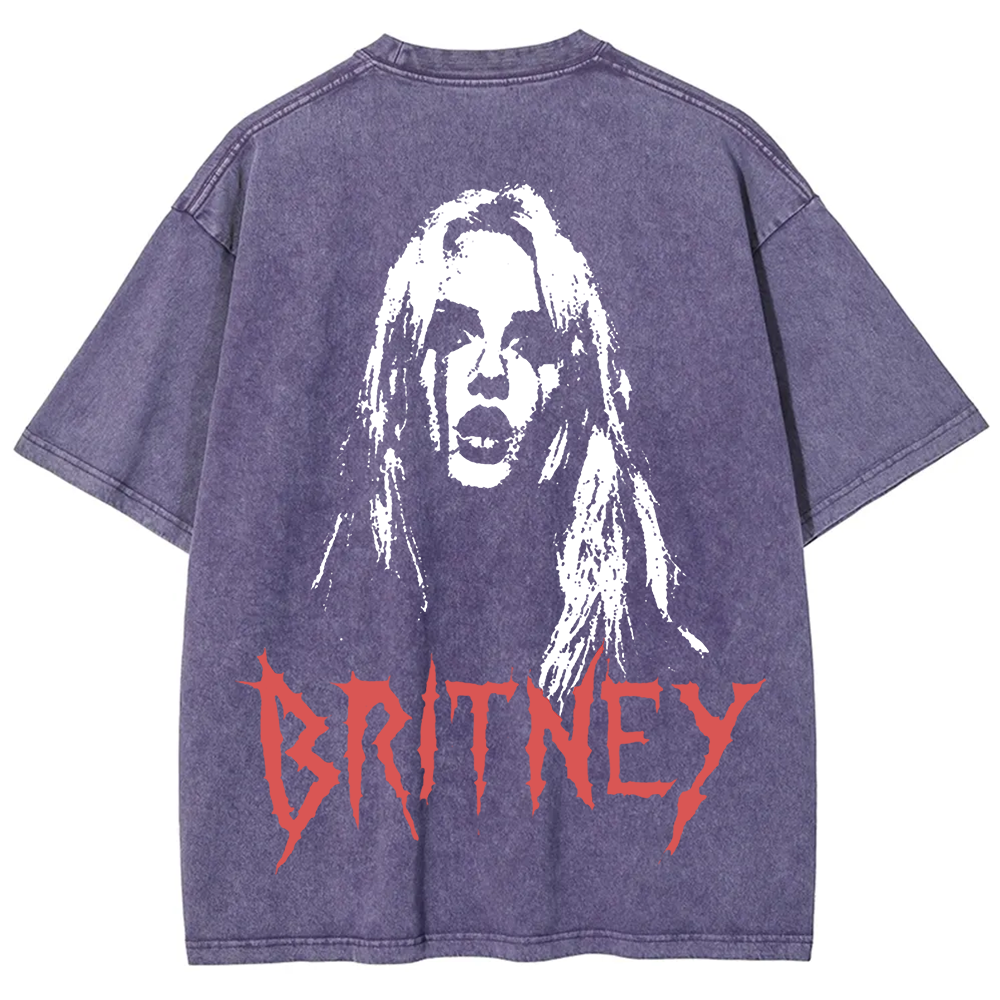 Britney Singer Washed t-Shirt