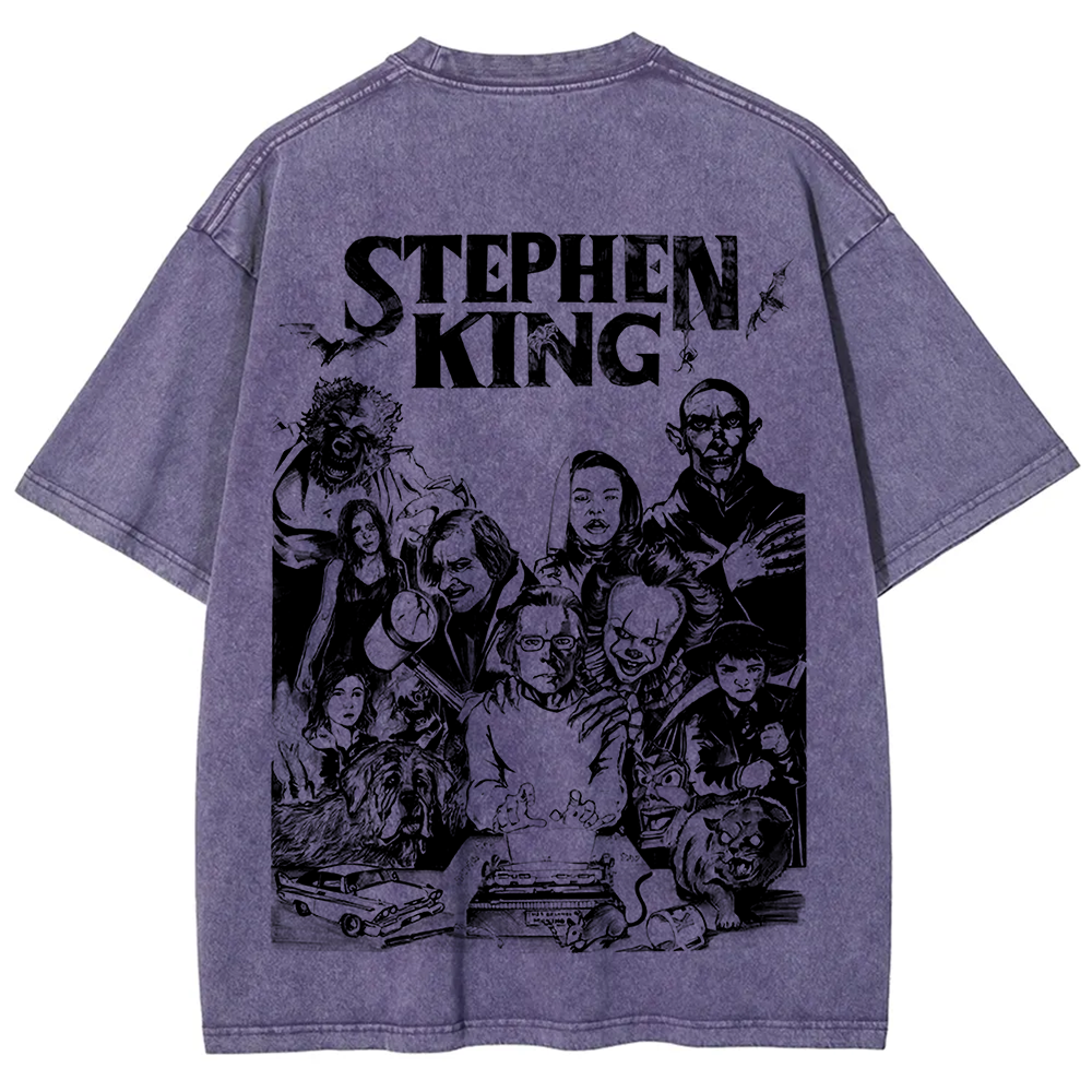 Unisex Casual Stephen King Celebrities Printed t-Shirt
