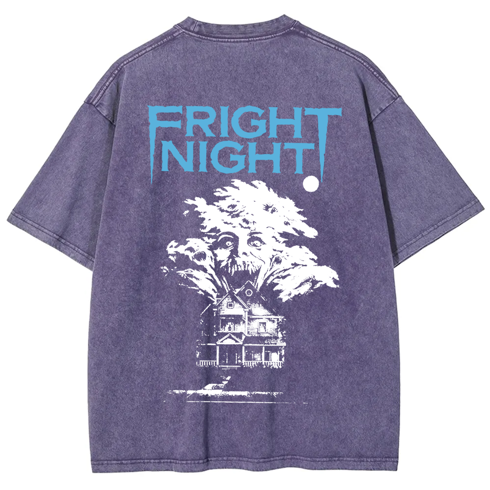 Unisex Vintage Washed Fright Night t-Shirt
