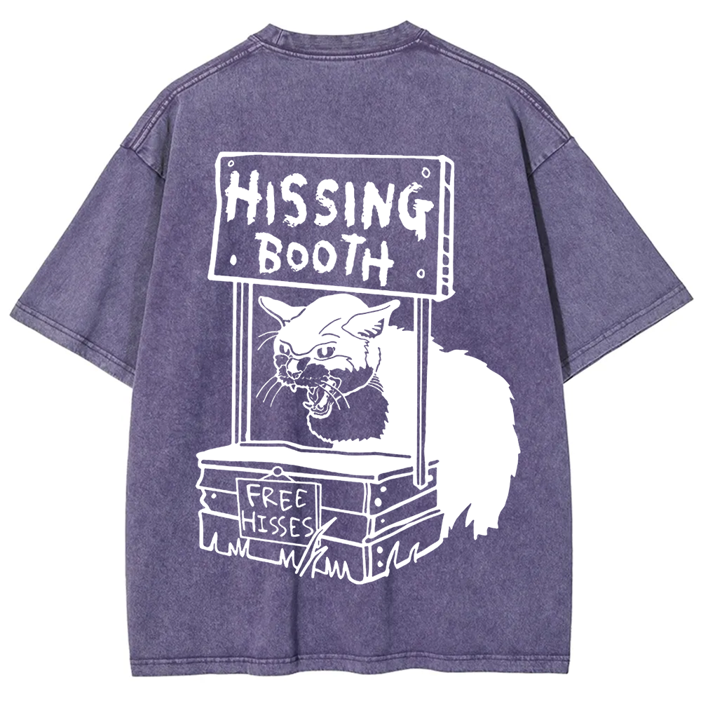 Unisex Cat pattern print t-Shirt