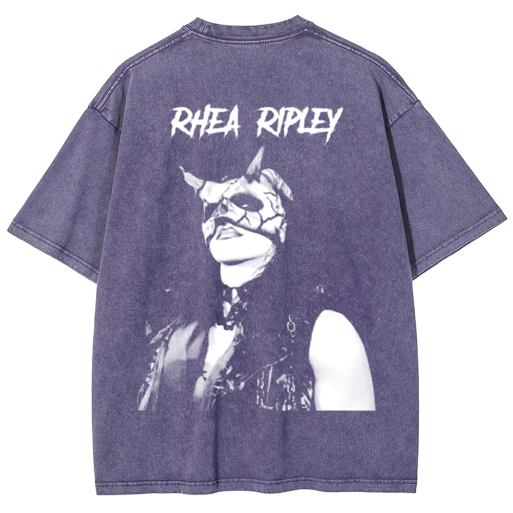WWE Rhea Ripley The Mask Washed t-Shirt
