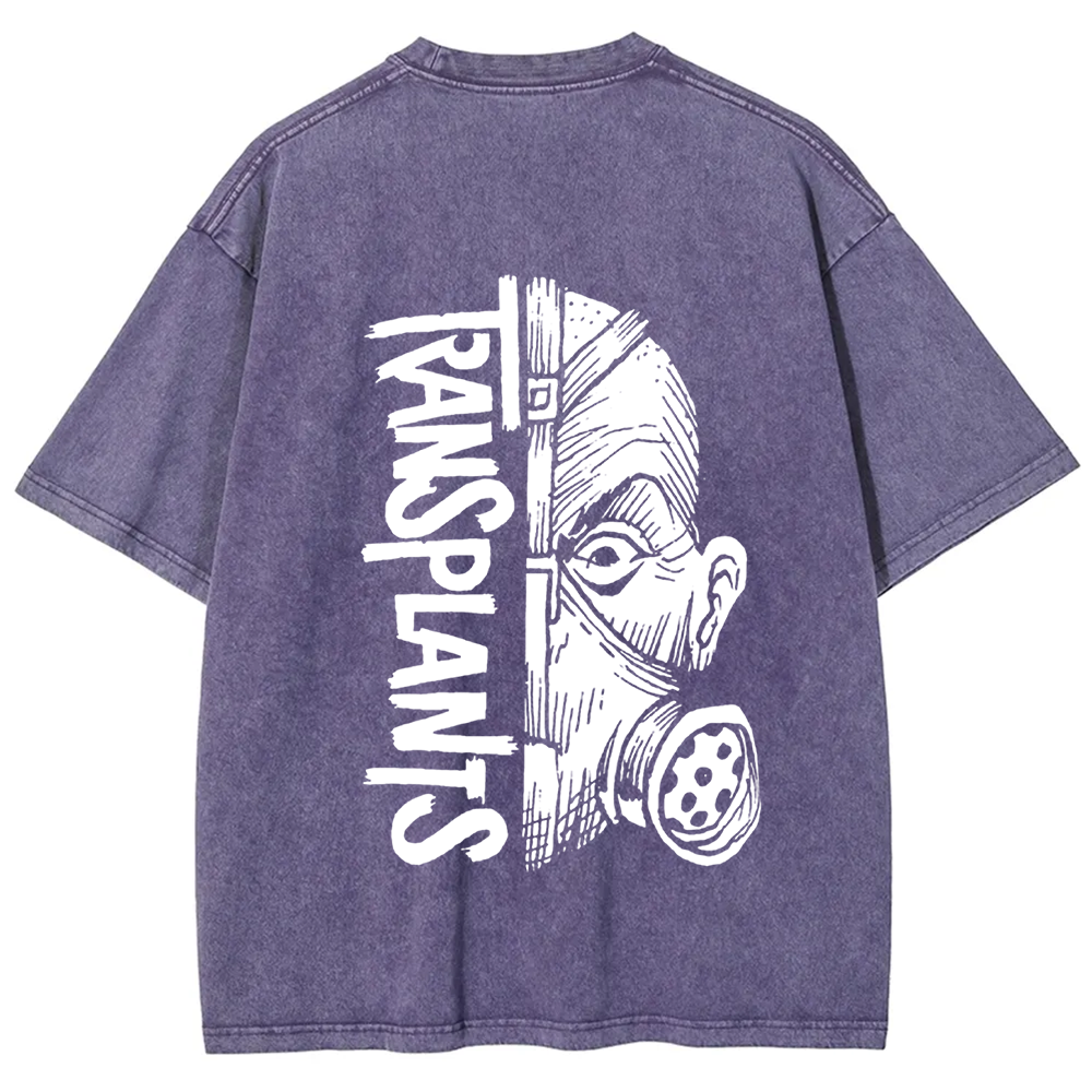 Unisex Vintage Washed Transplants Band t-Shirt