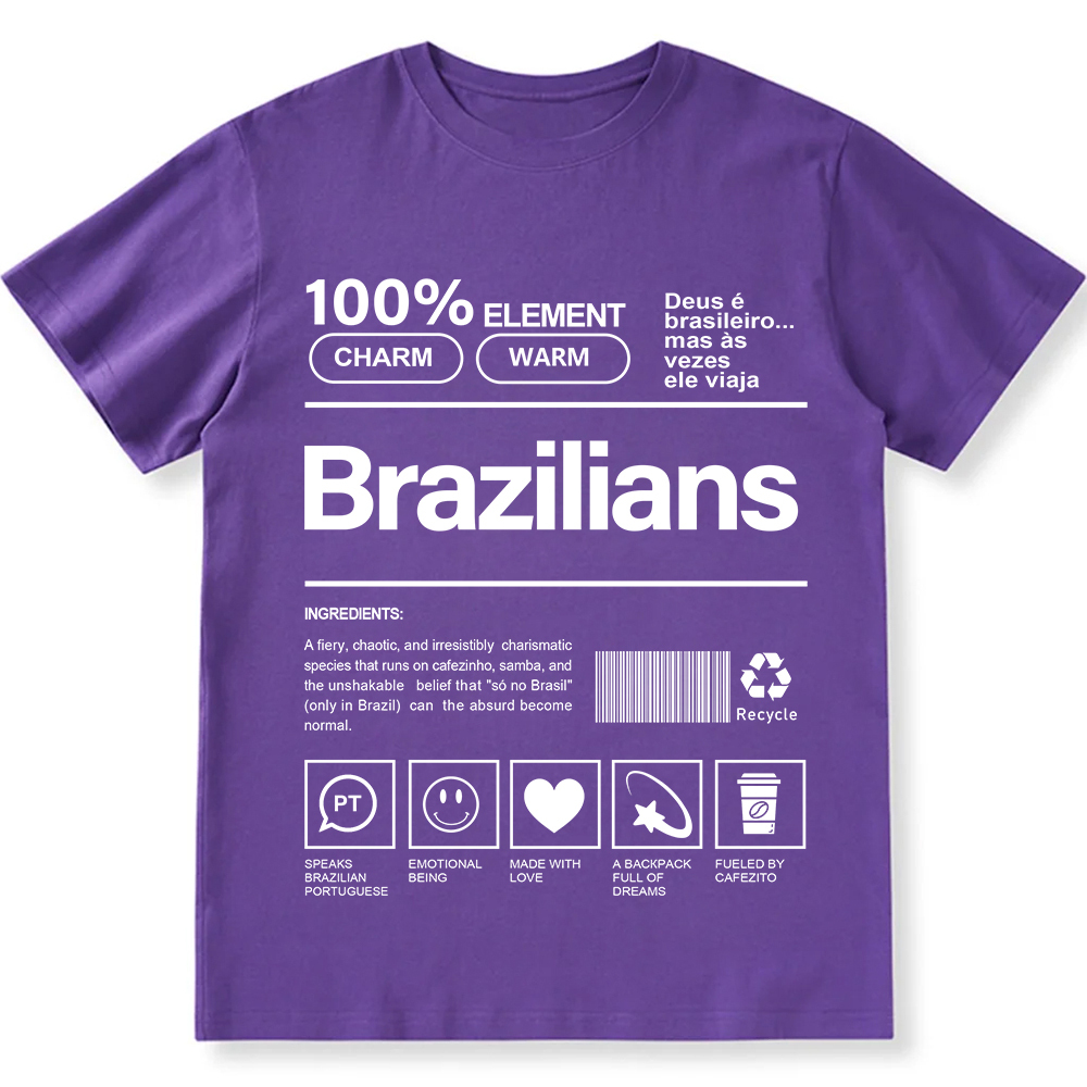 Brazilians Unisex Fit  Cotton T-Shirt wearishow