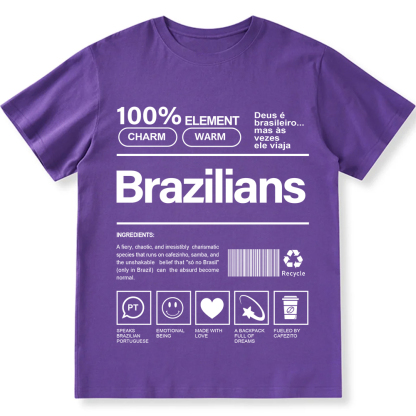 Brazilians Unisex Fit  Cotton T-Shirt wearishow