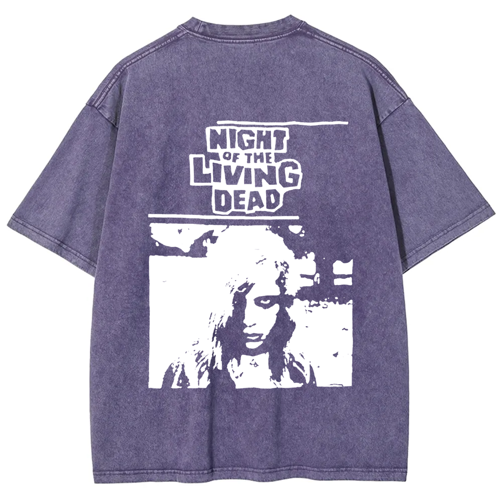 Unisex Vintage  Night of the living dead 1990 horror movie t-Shirt