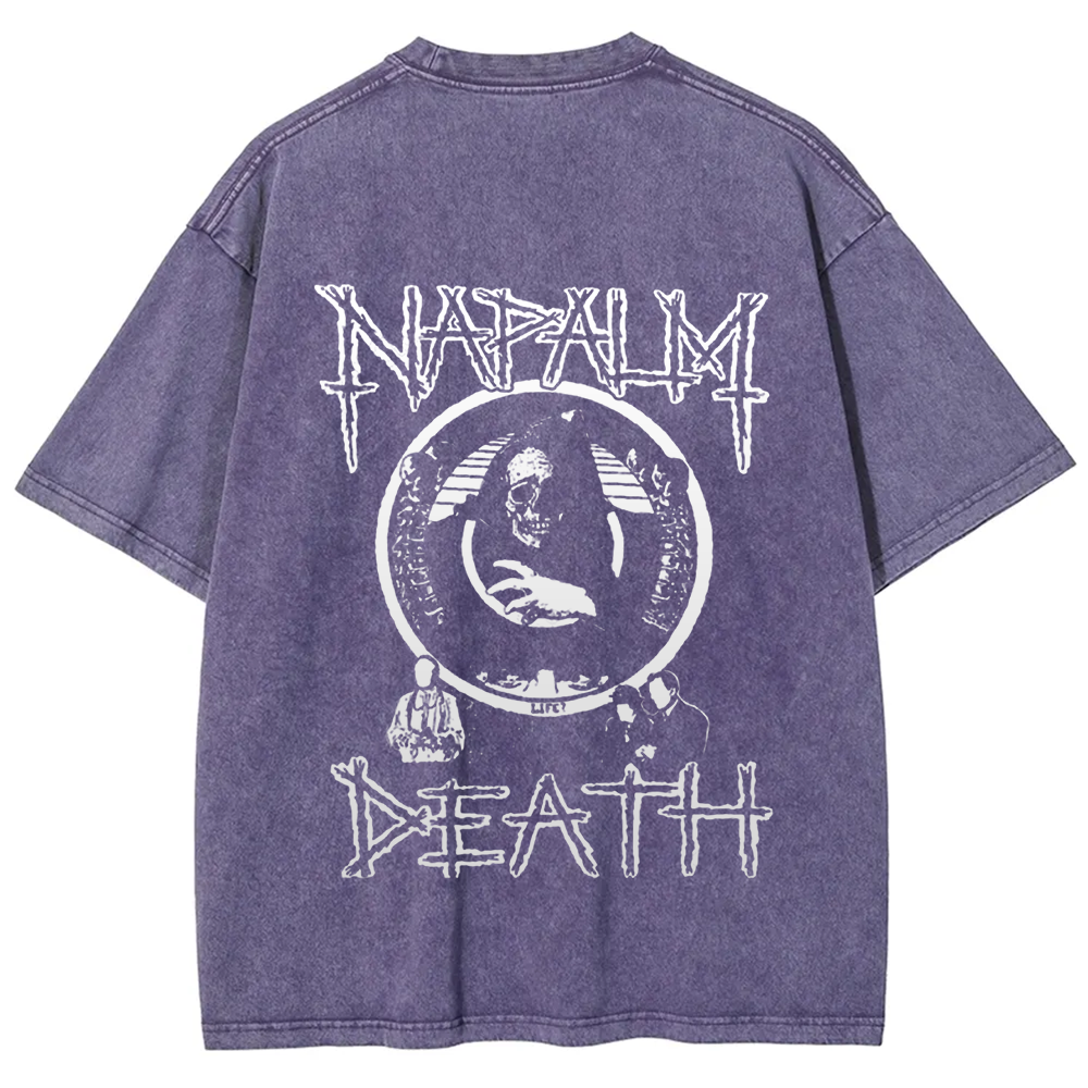 Unisex Vintage  Napalm Death Ban  t-Shirt