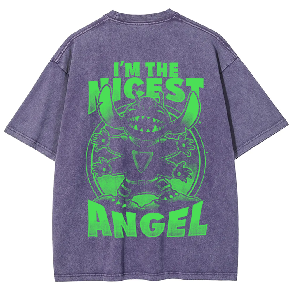 Unisex Vintage Cute Alien Nice Angel t-Shirt