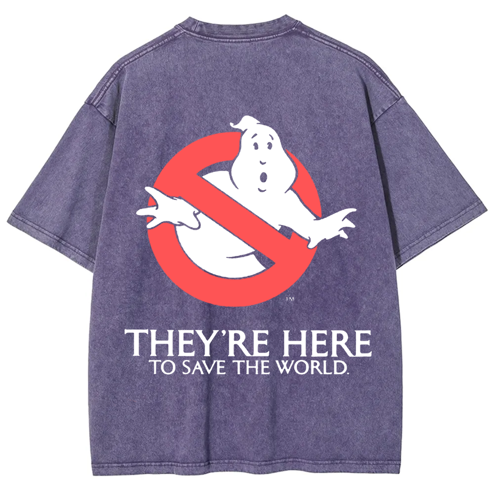 Unisex Vintage  Ghostbusters Horror Movie  t-Shirt