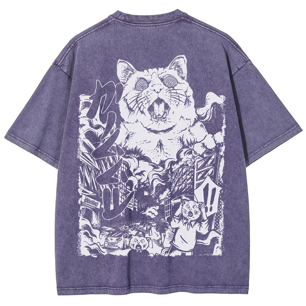 Unisex Vintage Monster Cat t-Shirt