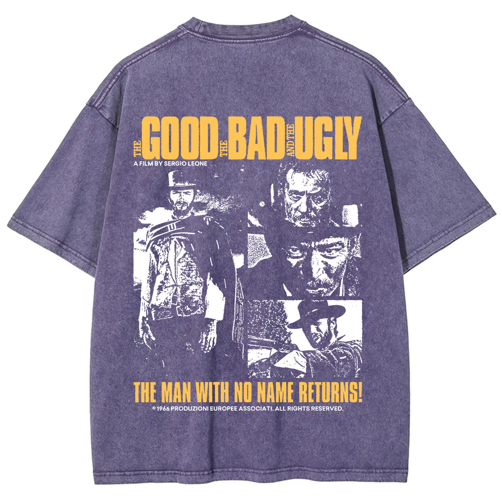 Unisex Vintage  The good, the bad and the ugly movie t-Shirt