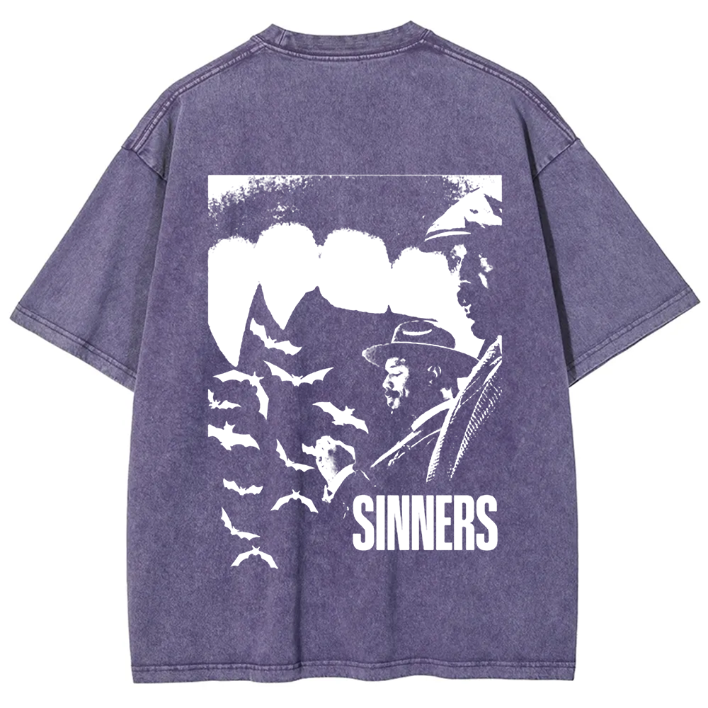 Unisex Vintage Sinners 2025 Horror Movie t-Shirt