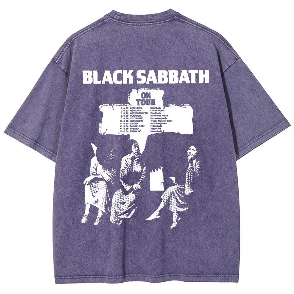 Unisex Vintage  Black Sabbath Band t-Shirt
