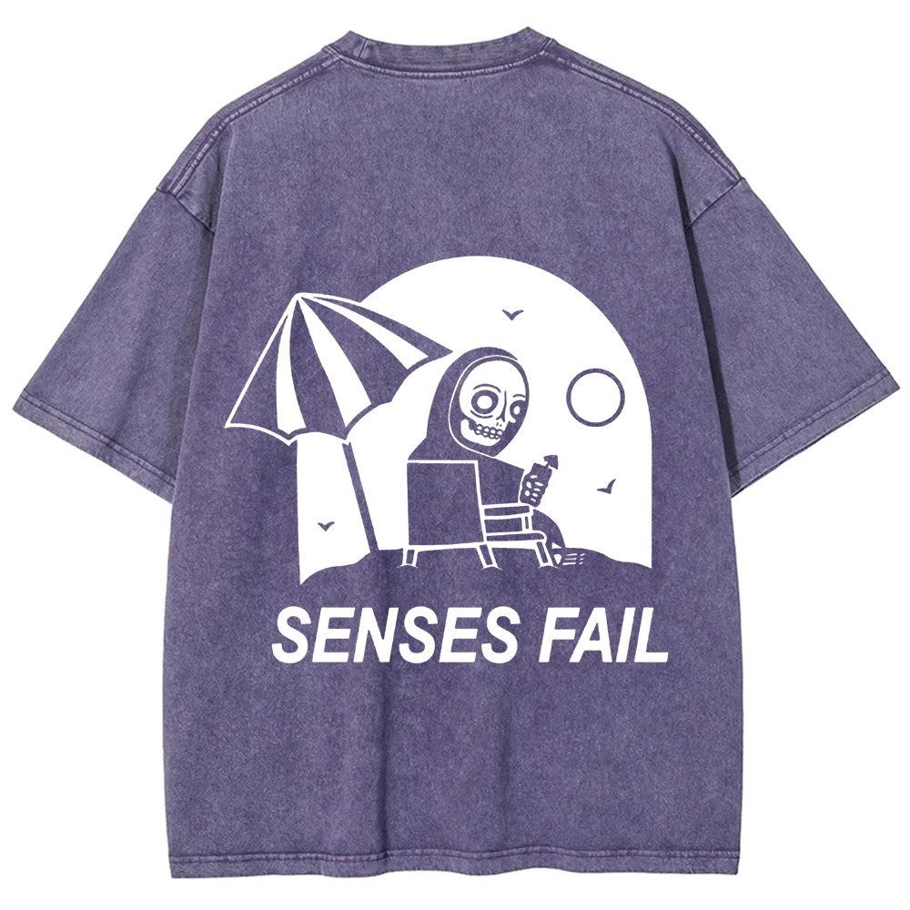 Unisex Vintage Senses Fail Band  t-Shirt
