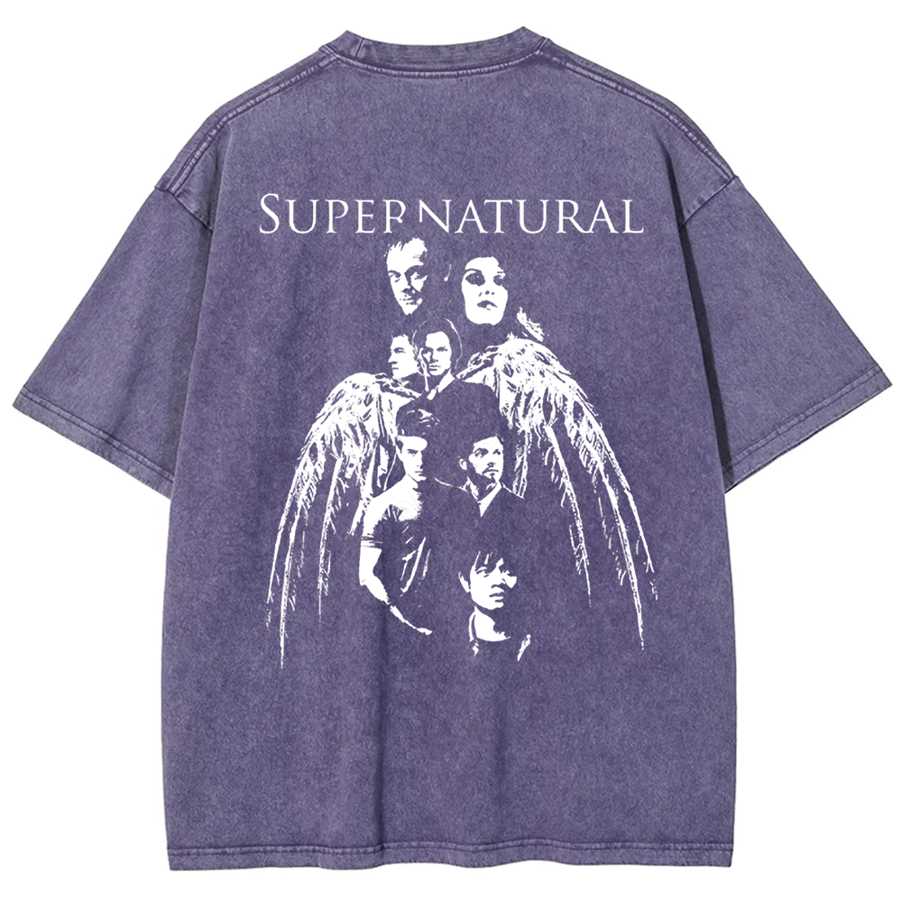 Unisex Vintage Supernatural TV Series t-Shirt