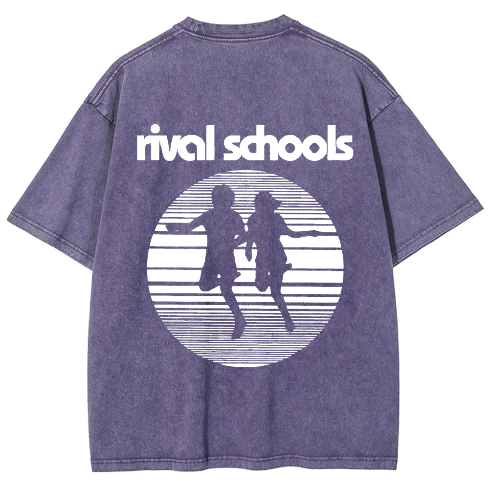 Unisex Vintage  Rival Schools Band t-Shirt