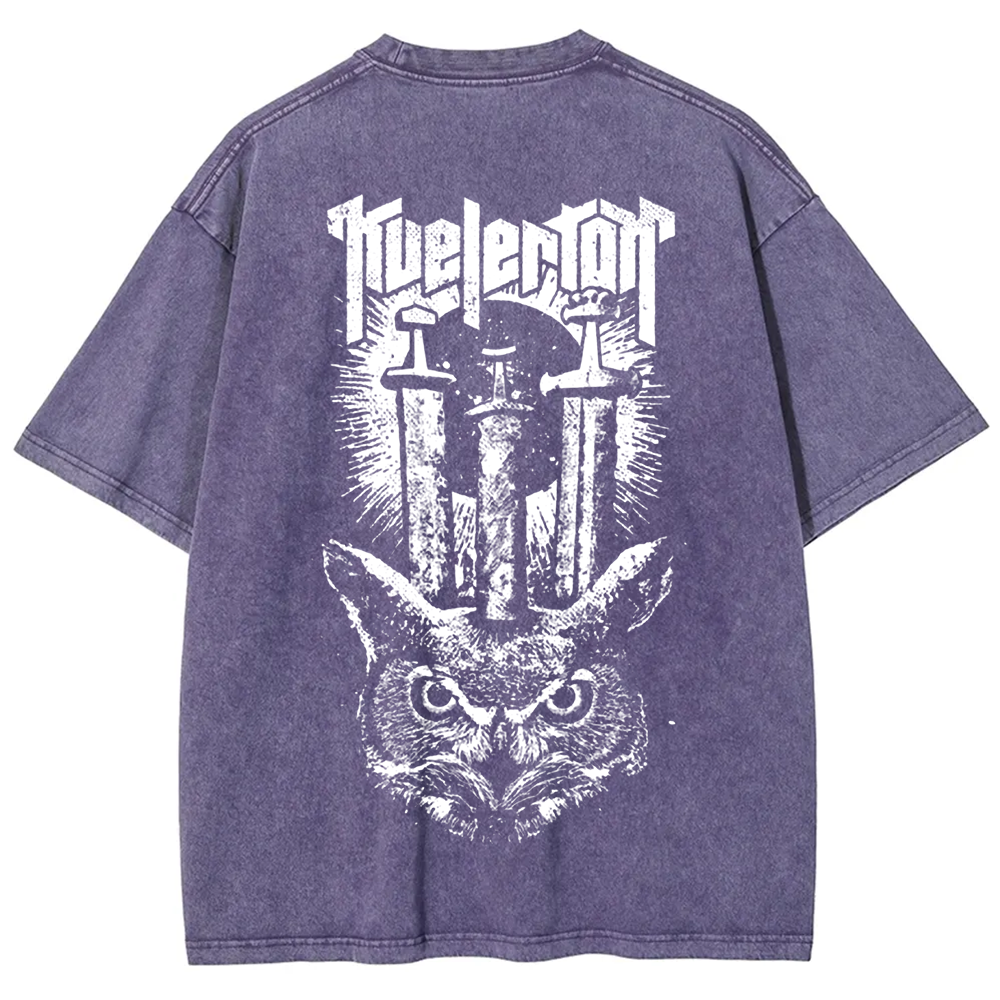 Unisex Vintage Kvelertak Band  t-Shirt