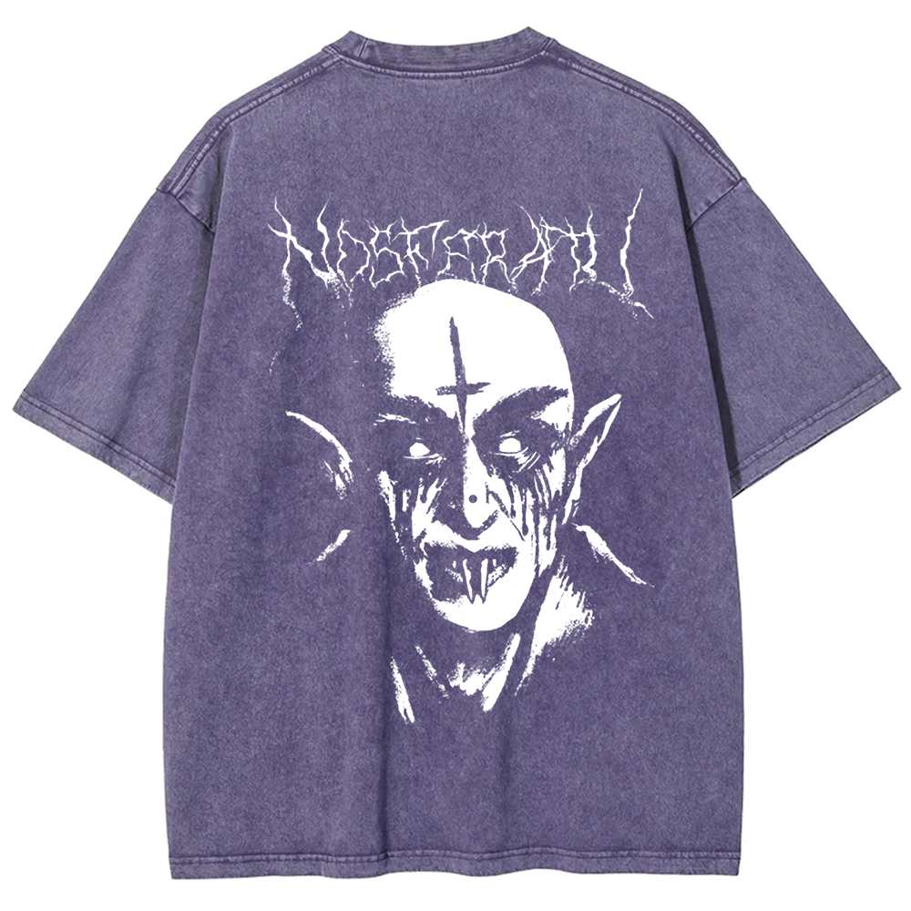 Unisex Vintage Black Metal Nosferatu Movie  t-Shirt